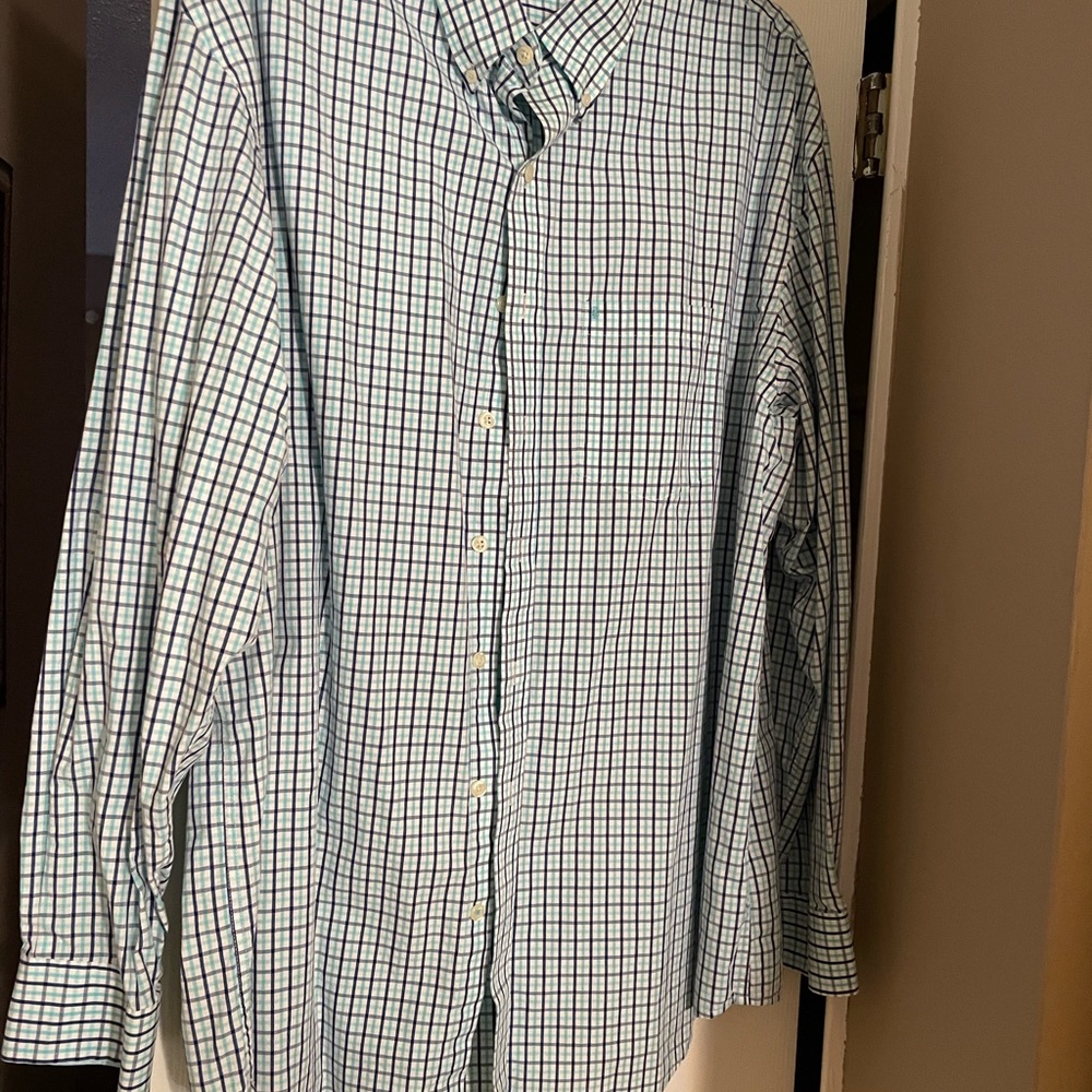 IZOD men’s cotton blend 3xl long sleeve shirt.  Worn once.